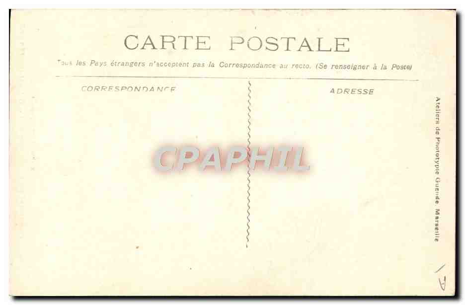 Catastrophe du "Iéna" — L'Iéna vu par Tribord — Atelier de Phototypie Guichard, Marseille — Verso