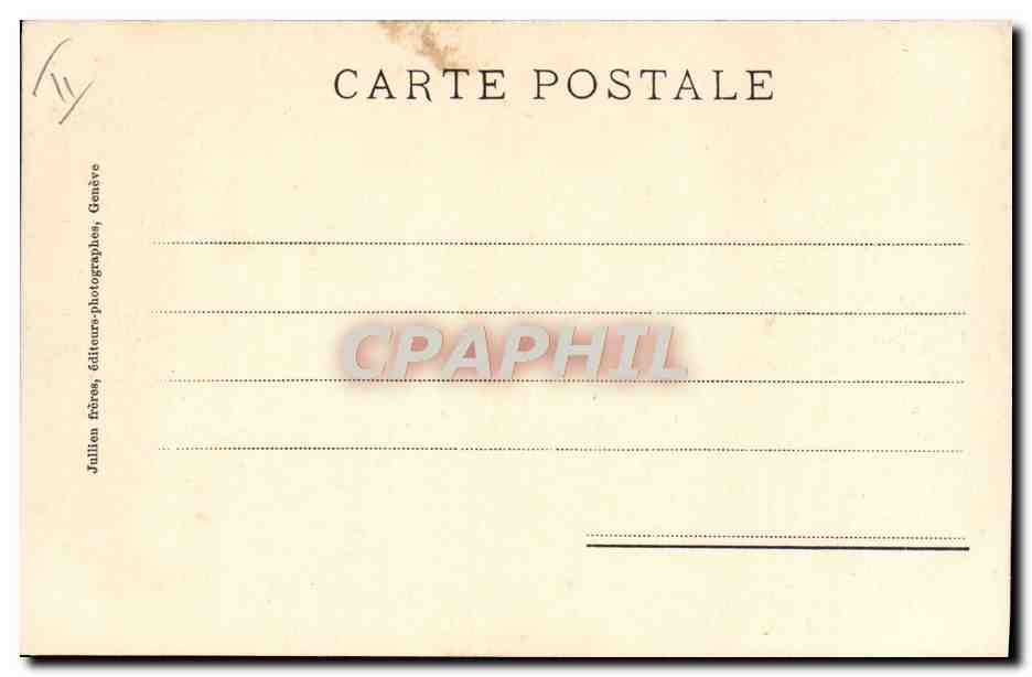 CPA Geneve Le theatre Interieur du Victoria Hall — Verso