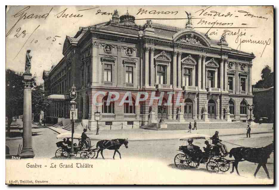 CPA Geneve Le grand theatre 
