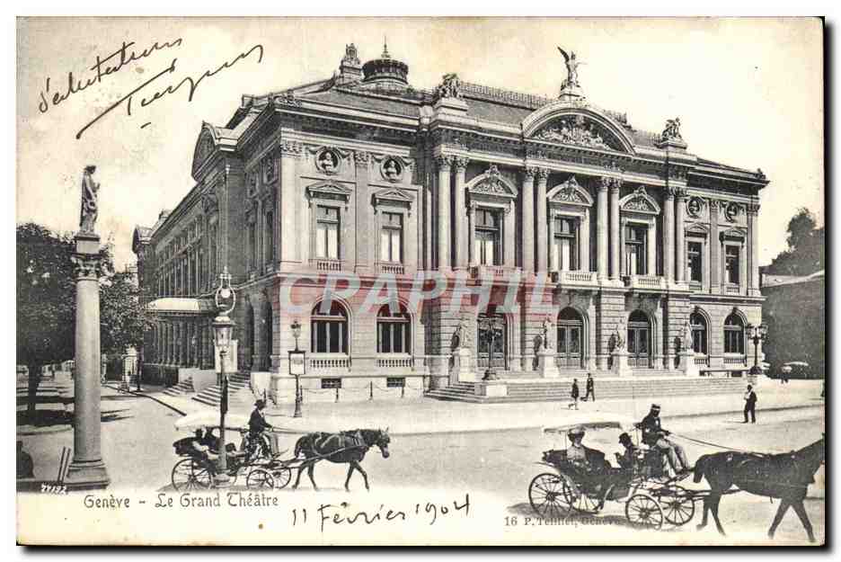 CPA Geneve Le grand theatre 