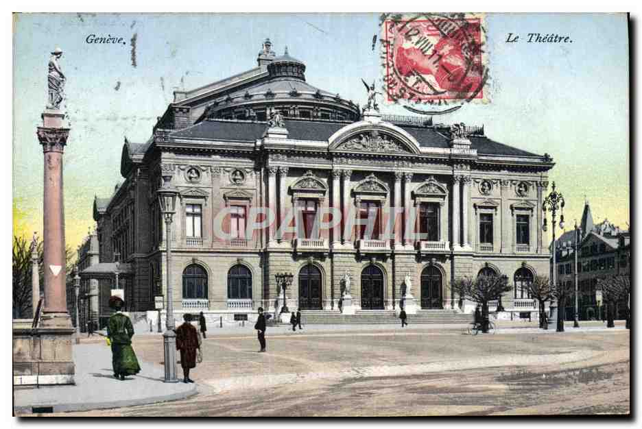 CPA Le theatre Geneve 