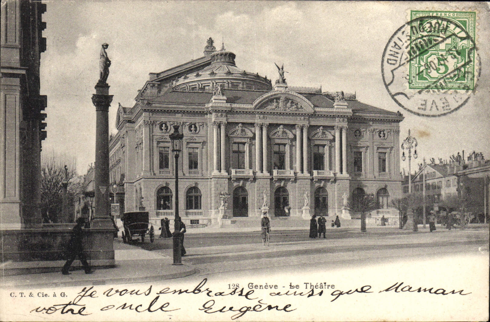 CPA Le theatre Geneve 