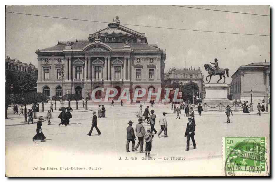CPA Le theatre Geneve 