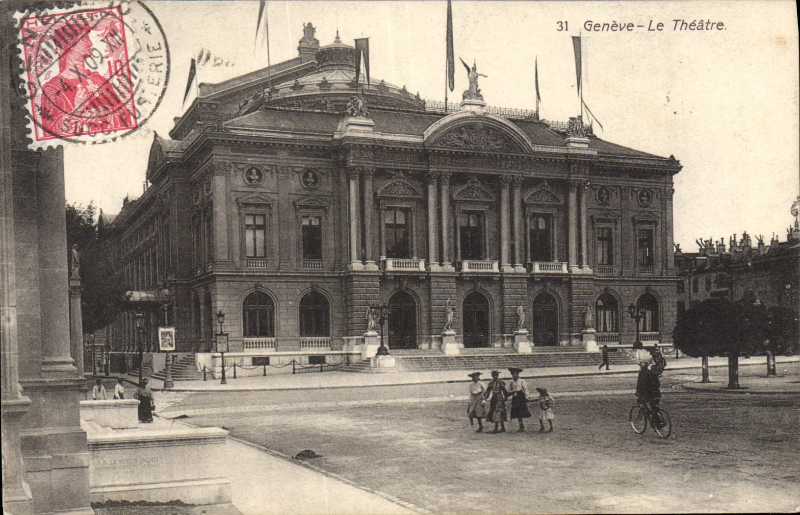 CPA Le theatre Geneve 