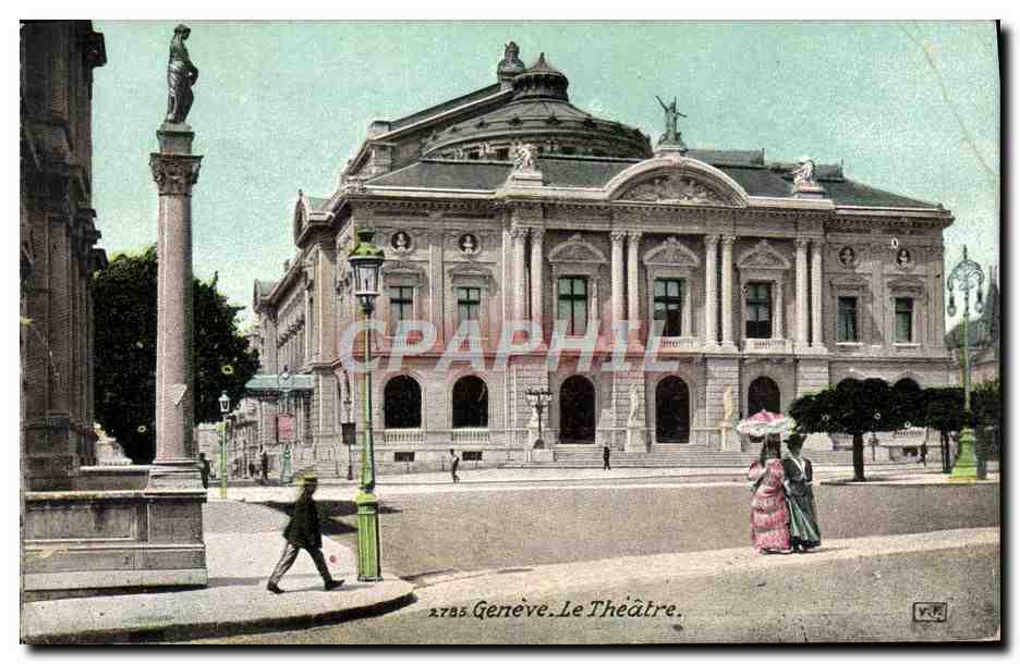 CPA Le theatre Geneve 