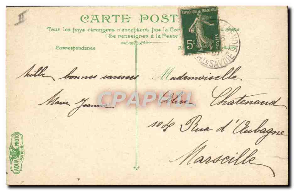CPA Le theatre Geneve  — Verso
