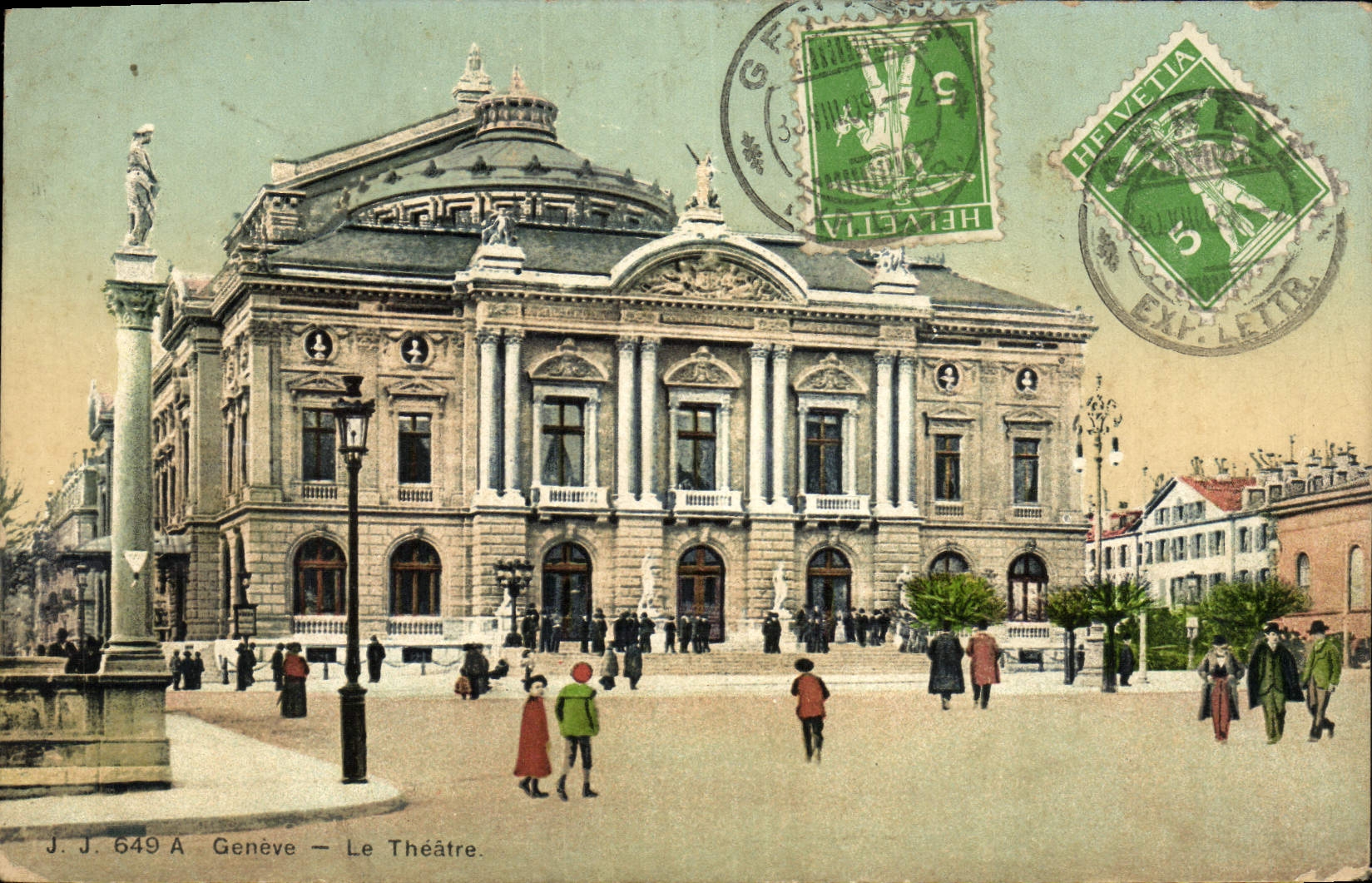 CPA Le theatre Geneve 