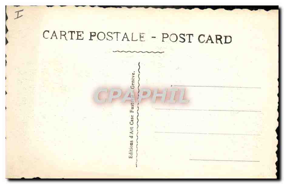 Genève - Le Théâtre — Éditeur : Editions d'Art Case Genève — Verso