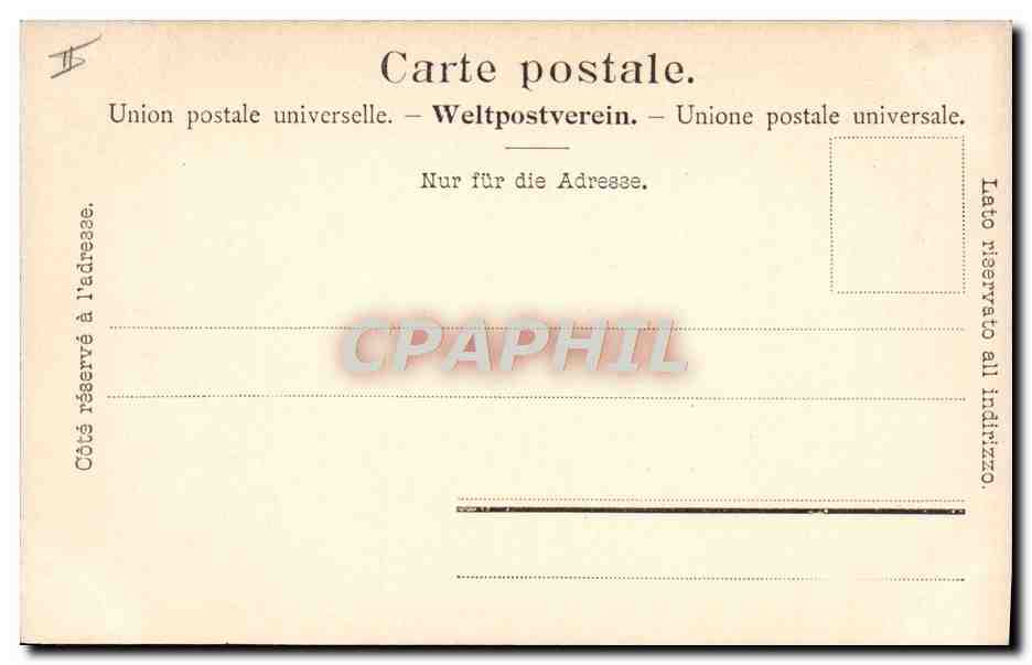 CPA Le theatre Geneve  — Verso
