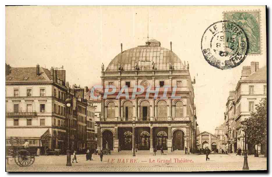 CPA Le grand theatre Le Havre