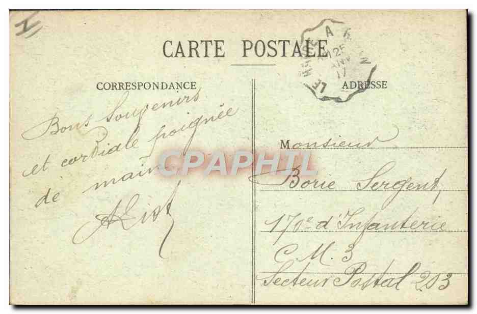 CPA Le theatre Le Havre — Verso
