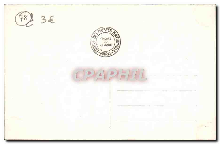 CPA Palais De Versailles La Chapelle orgue — Verso