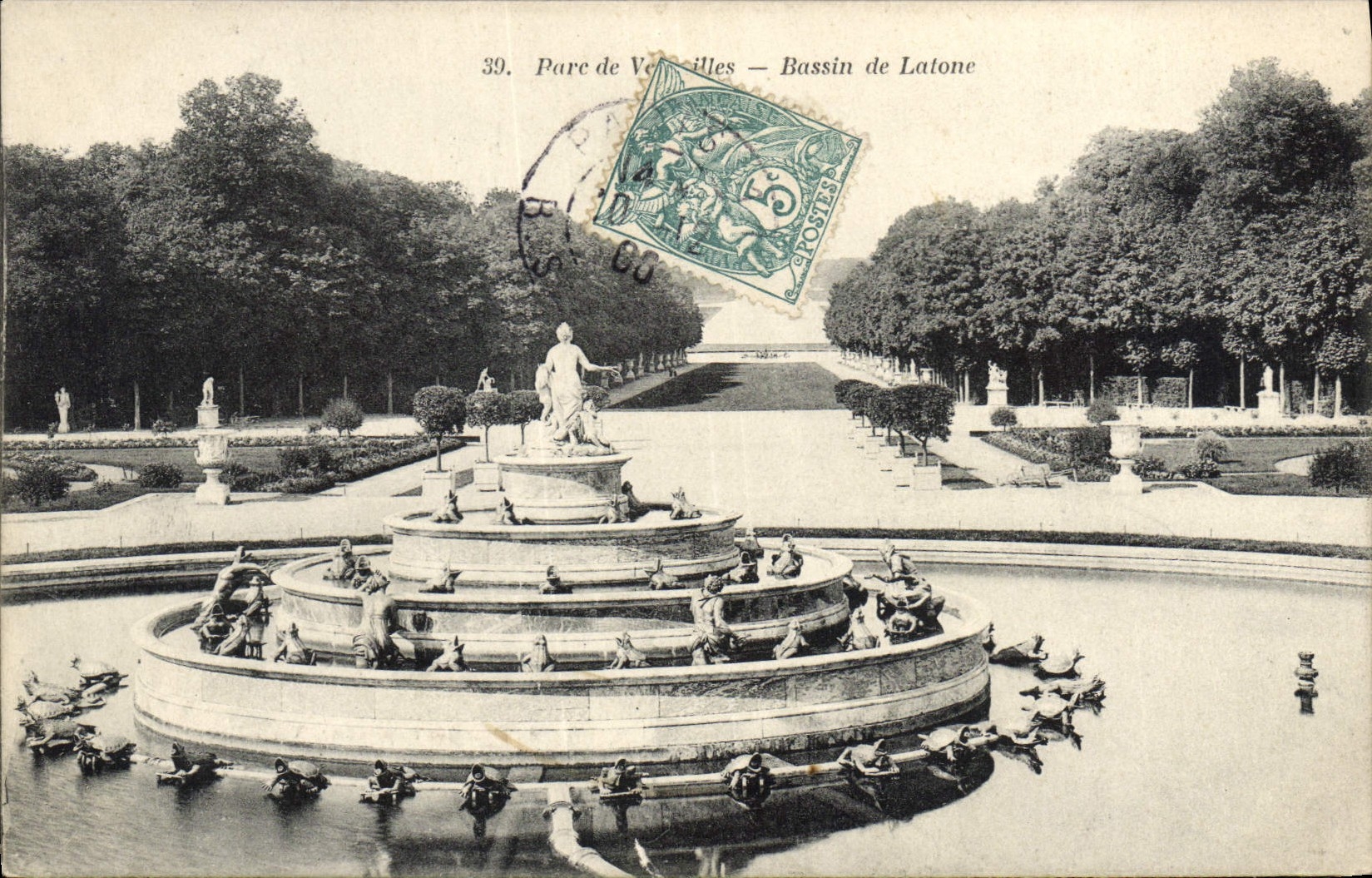 Parc de Versailles — Bassin de Latone — A. Bourdier, imp.édit. Versailles