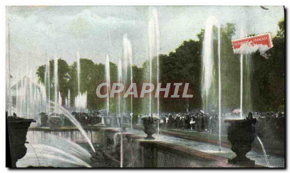 CPA Palais De Versailles Grandes eaux Neptune