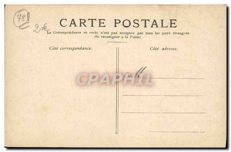 CPA Palais De Versailles Petit Trianon La laiterie — Verso