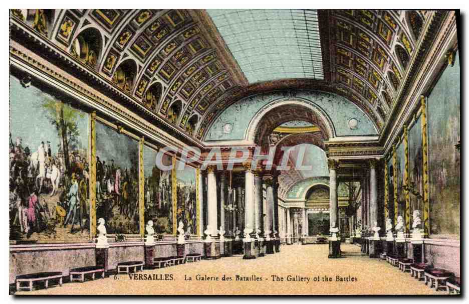 CPA Palais De Versailles La galerie des batailles 