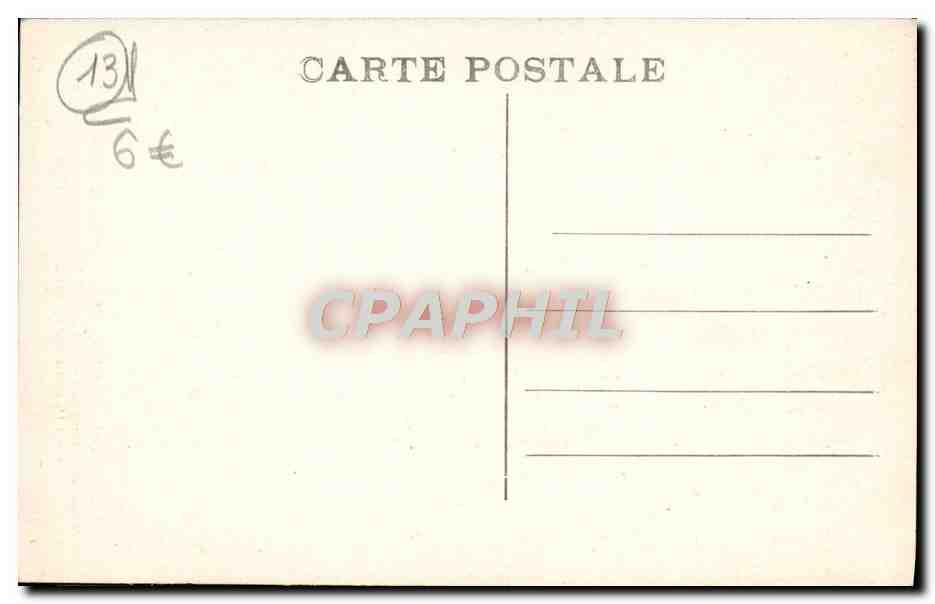 CPA Tarascon Chateau dit du Roi Rene — Rückseite