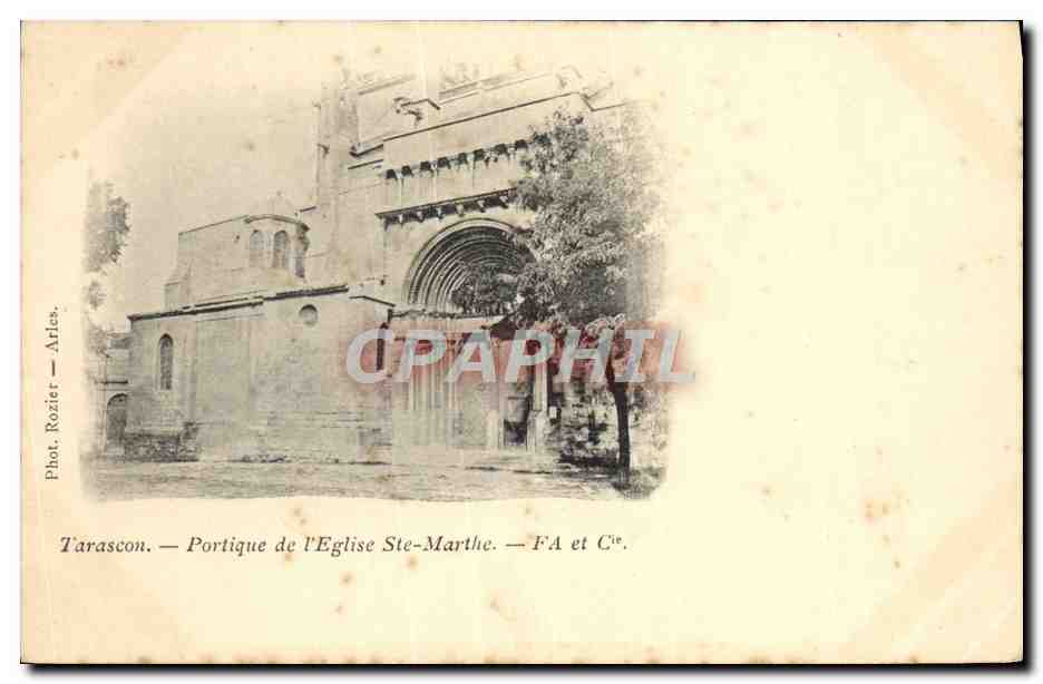 Tarascon — Portikus der Kirche Ste-Marthe — Fot. Rozier — Arles