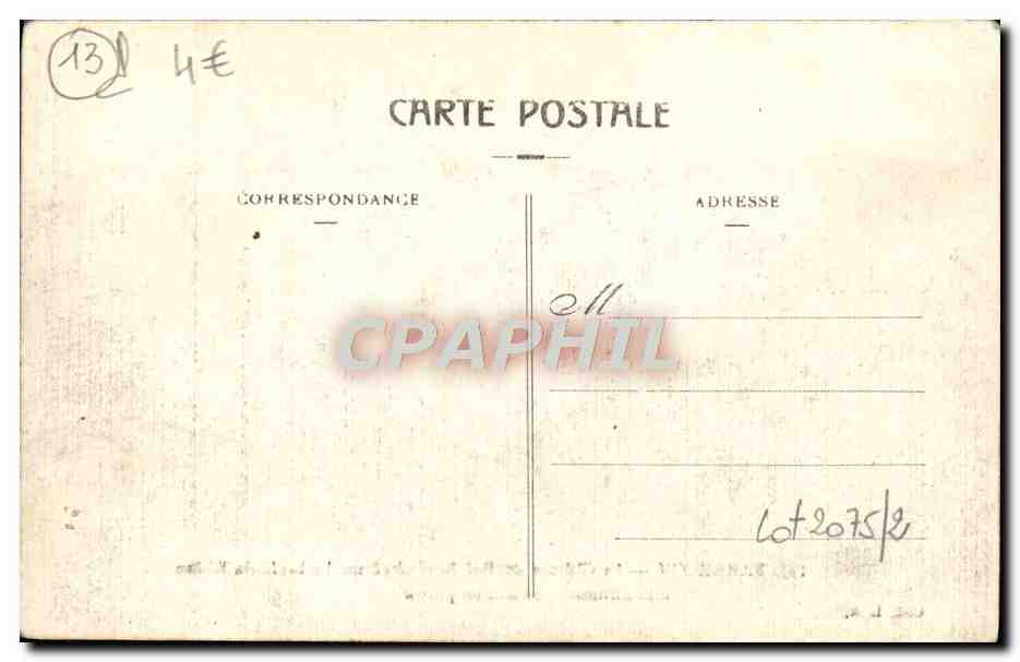 Saint-Tararecon — Le Château du Roi René situé sur les bords du Rhône, actuellement lieu de prison — Coll. L. A. — Verso
