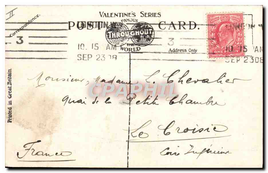 Central Criminal Court, London — vue architecturale — Valentine's Series Card n° 55185 — Reverso