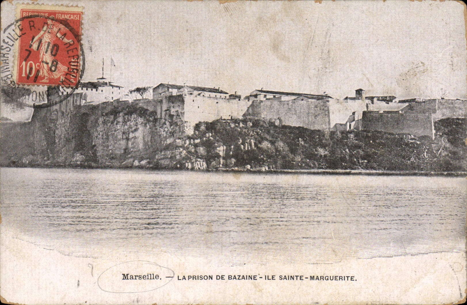 Marseille — La prison de Bazaine — Île Sainte-Marguerite