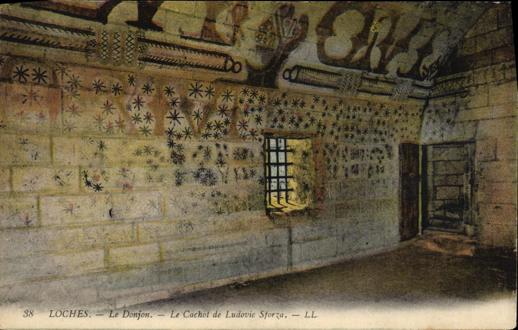 Loches — Le Donjon — Le cachot de Ludovic Sforza — LL
