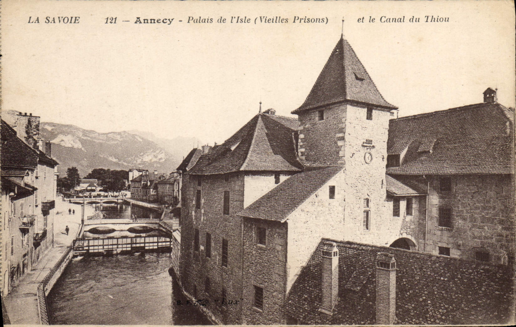 Annecy - Palais de l'Isle (Vieilles Prisons) et le Canal du Thiou — La Savoie 121