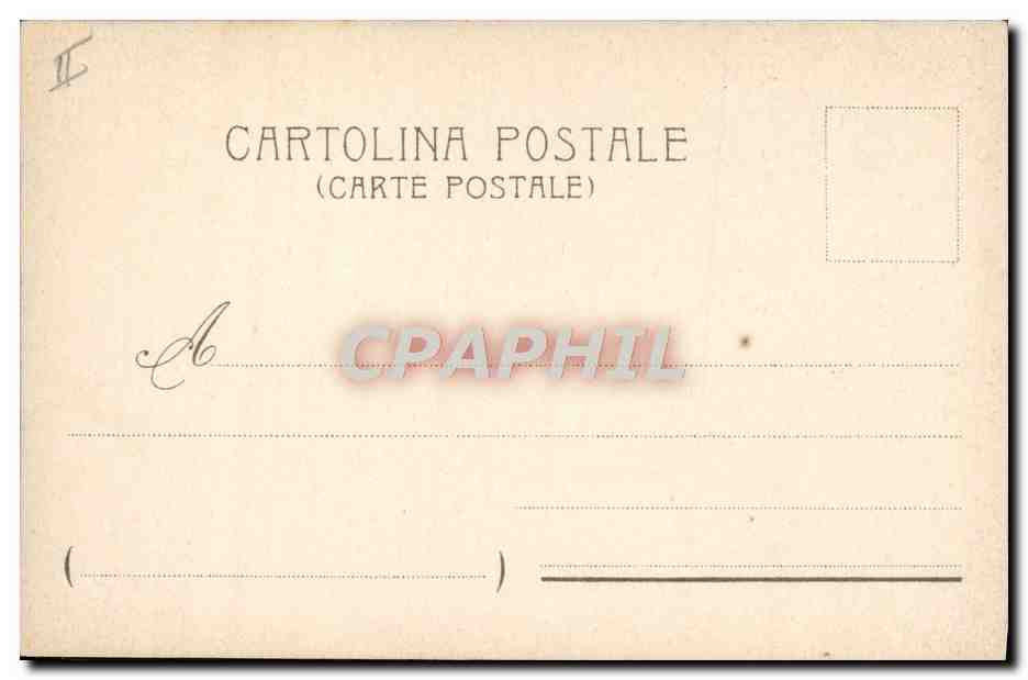 Napoli - Il Vesuvio coperto di neve (3 Dicembre 1895) — Hoppola — Achterkant