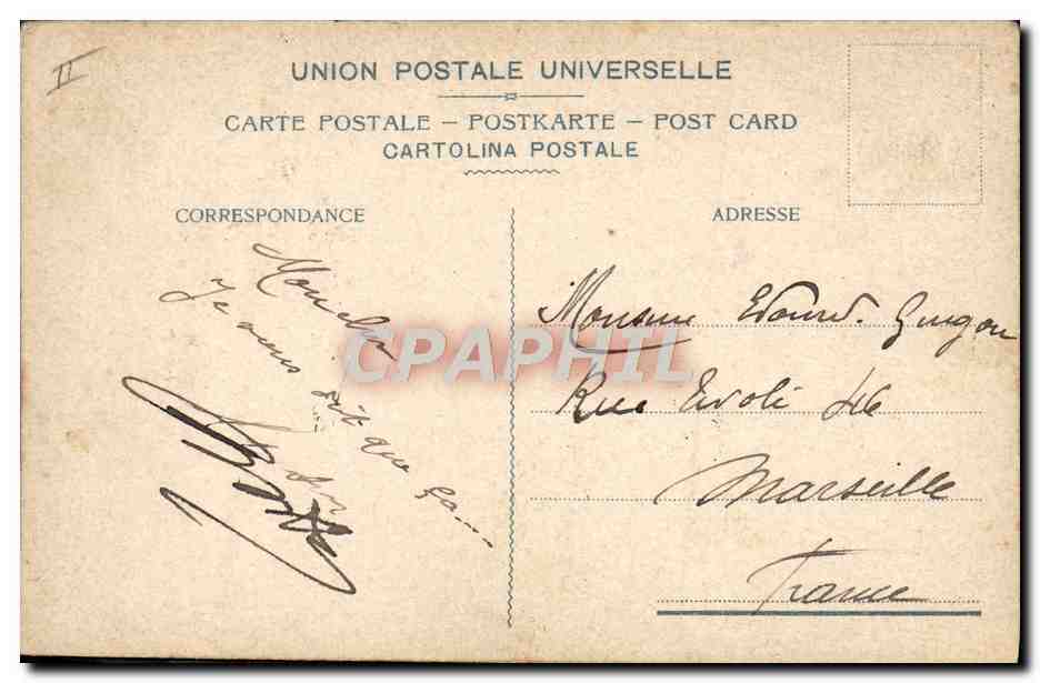 Vesuvio — Eruption lavique 7 Avril 1906 — Fabio Bicchierai, Éditeur, Naples — Verso