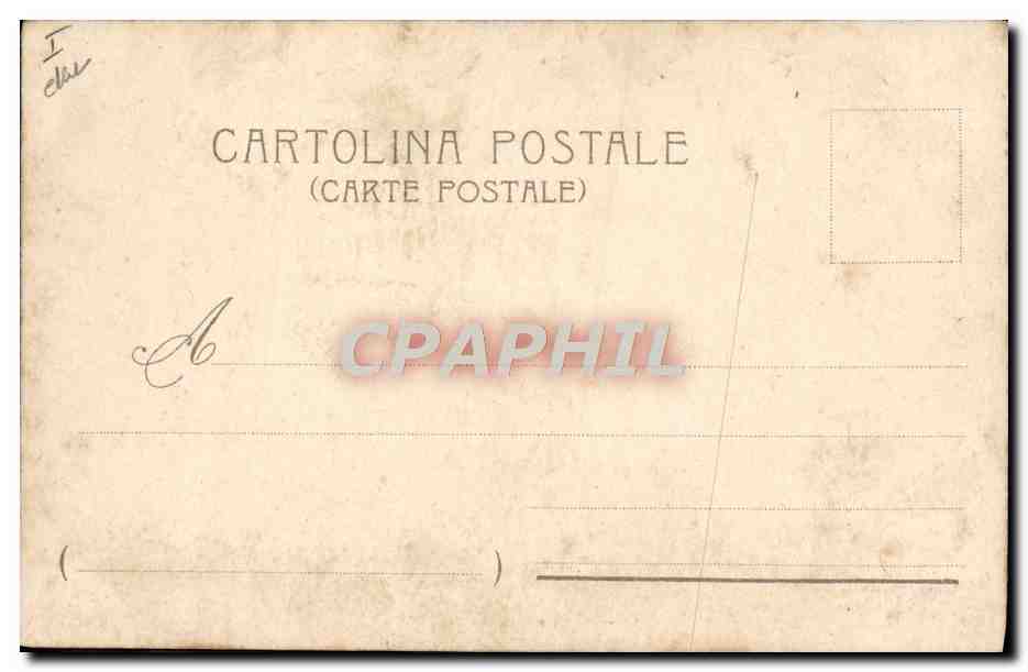 Napoli. Il Vesuvio - Eruzione del 1872 veduta dall'Osservatorio. — Reverso