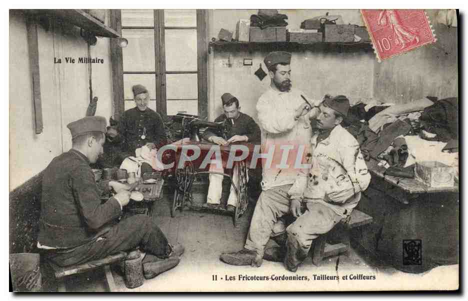 Los Fricoteurs-Cordonneros, Sastres y Peluqueros — La Vida Militar — n°11