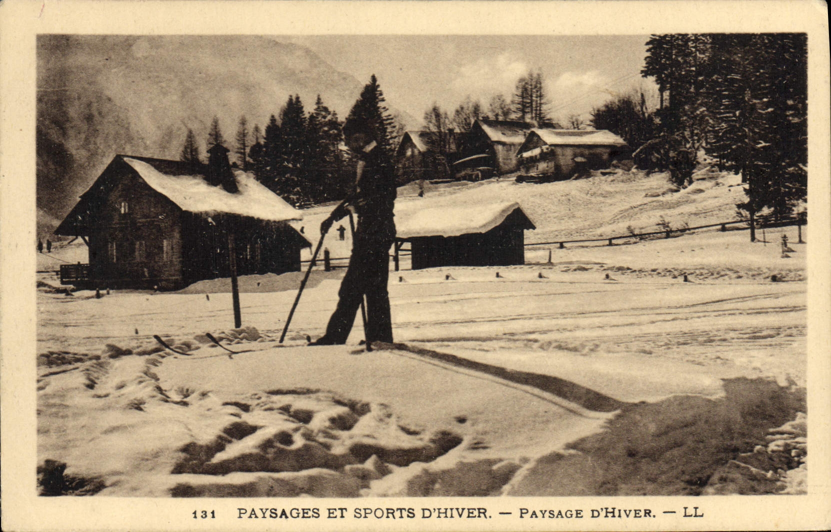 CPA Sports d'hiver Ski Paysage d'hiver