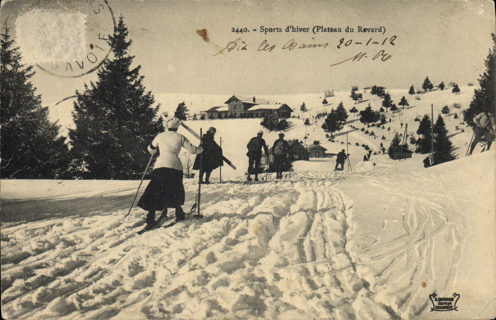 CPA Sports d'hiver Ski Plateau du Revard