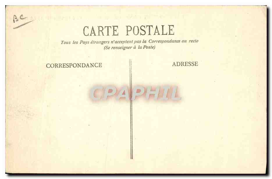 Le saut en ski (Keller) 23 m. — Les sports d'hiver en Dauphiné — E.R. — Verso