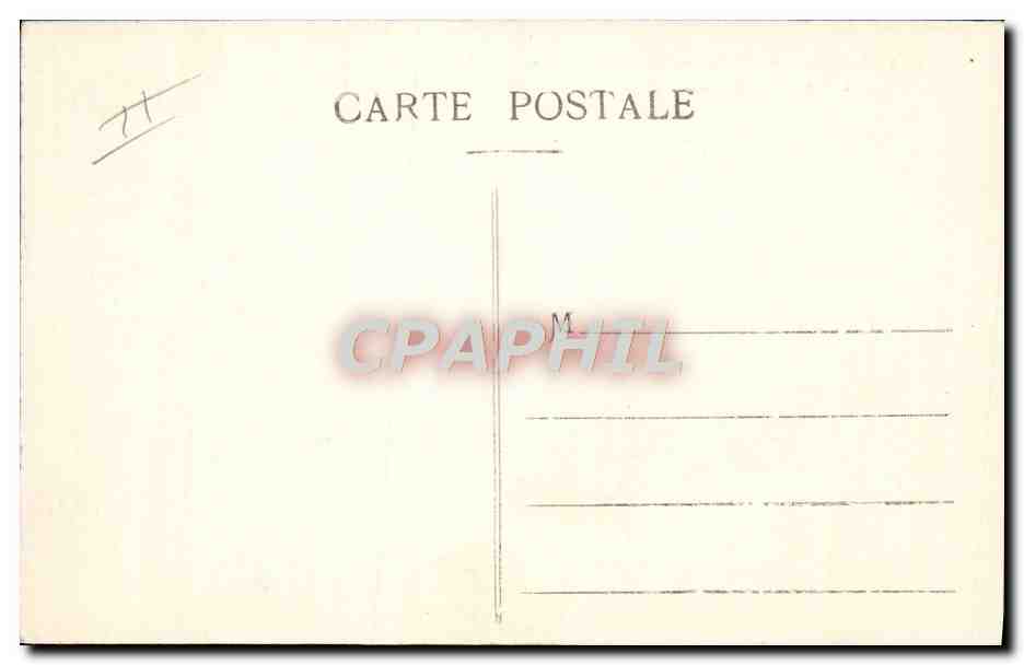 CPA Sports d'hiver Ski Un saut  — Rückseite