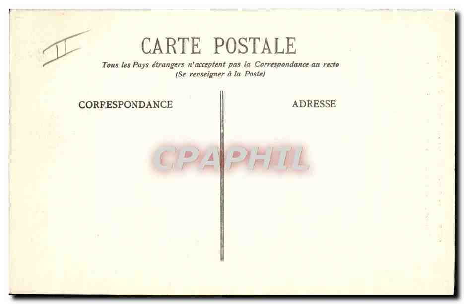 CPA Sports d'hiver Ski Freinage en chasse neige  — Rückseite