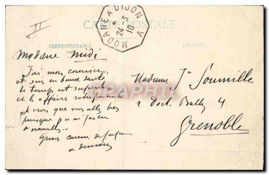 Skiateurs - Sports d'hiver - E. Reynaud, Éditeur, Chambéry, n°2500 — Verso