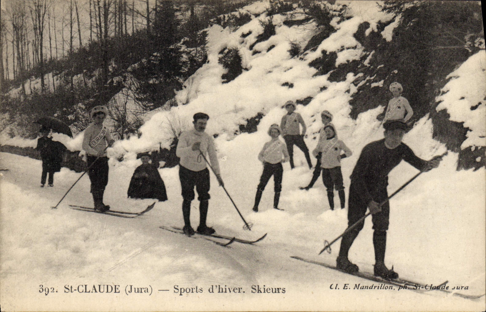 CPA Sports d'hiver Ski St Claude Jura Skieurs
