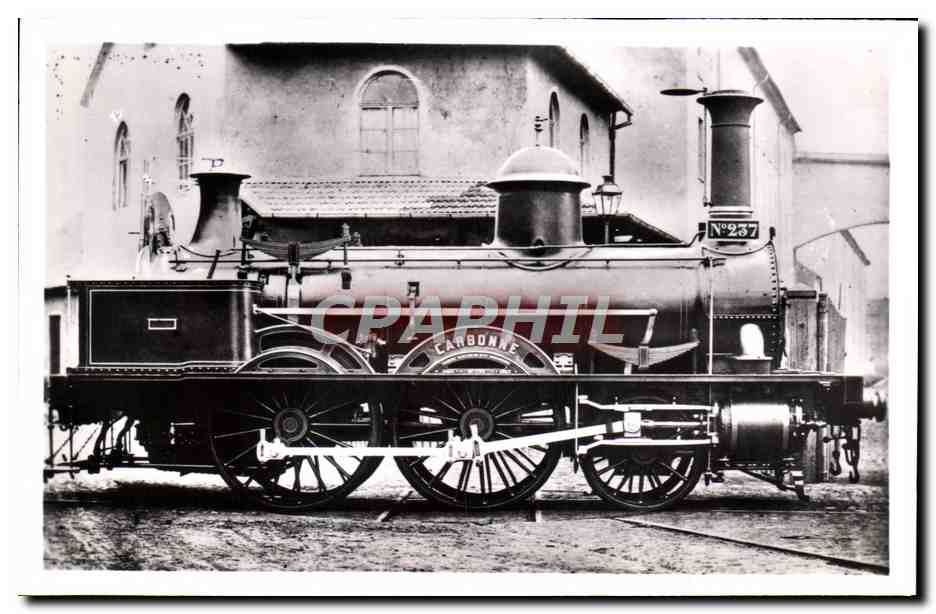 CPA Train Locomotive 237 Carbonne Serie 201 a 240 de la Compagnie du Midi Koechlin 