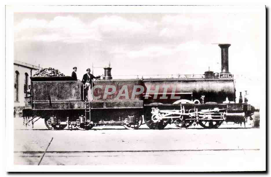 CPA Train Locomotive 501 Systeme Engerth de la Cie PLM Schneider