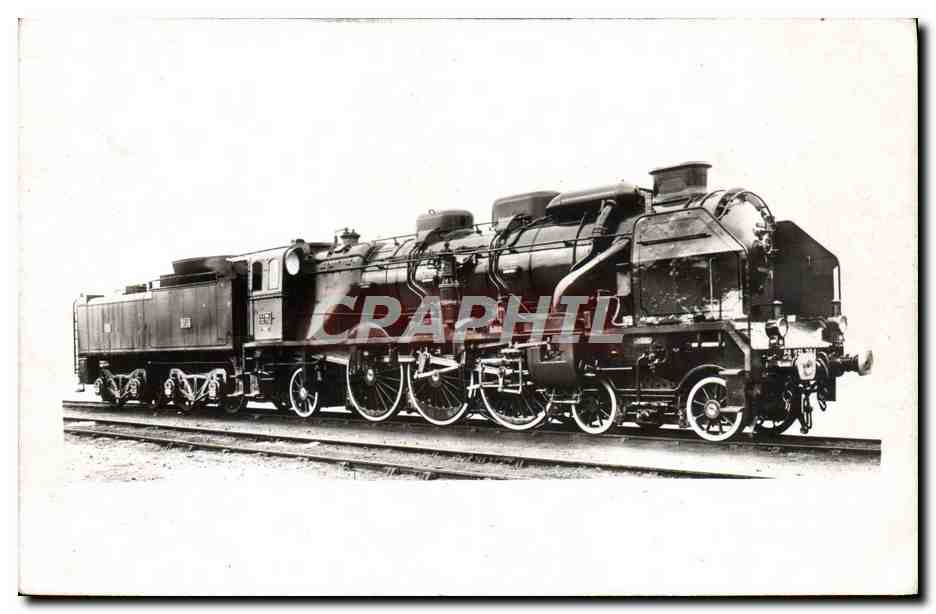 CPA Train Locomotive PO Midi D 59 serie 231 722 a 231 731