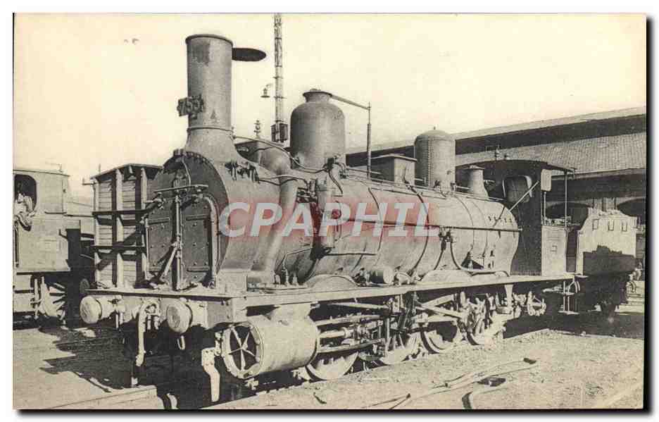 CPA Train Locomotive Machine 753