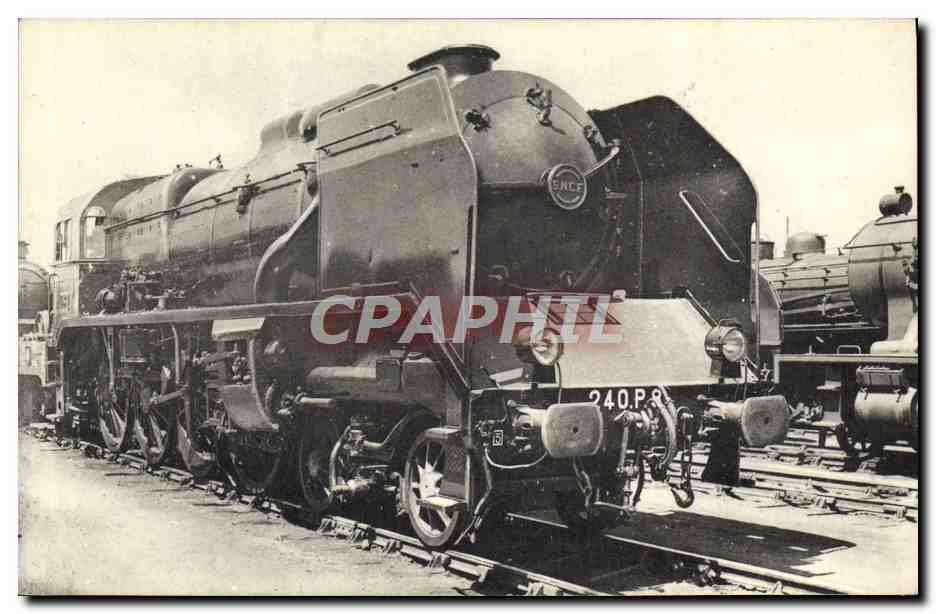 CPA Train Locomotive Machine 240 P 8 a surchauffeur Houlet