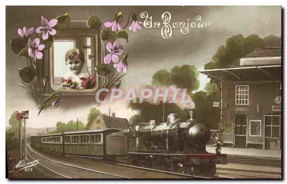 CPA Train Locomotive 