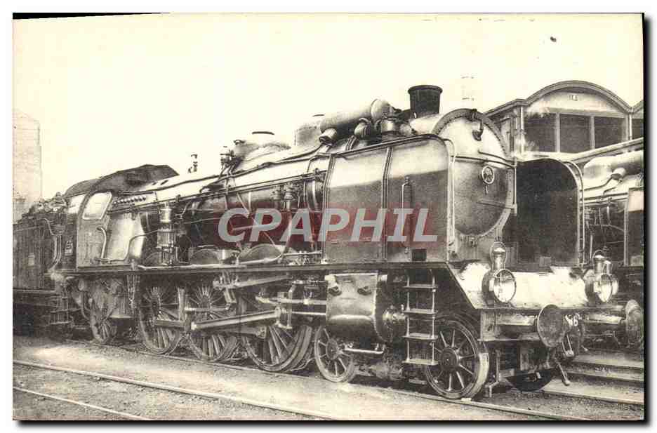 CPA Train Locomotive du Sud Est ex PLM Machine 231 D 186