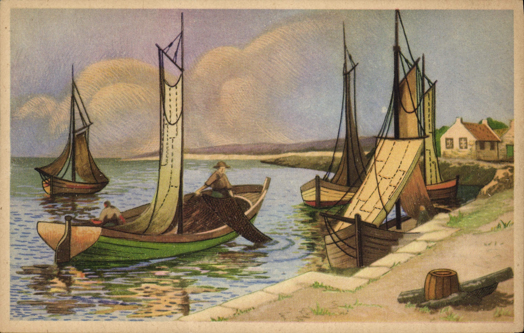 CPA Bateau Voilier 