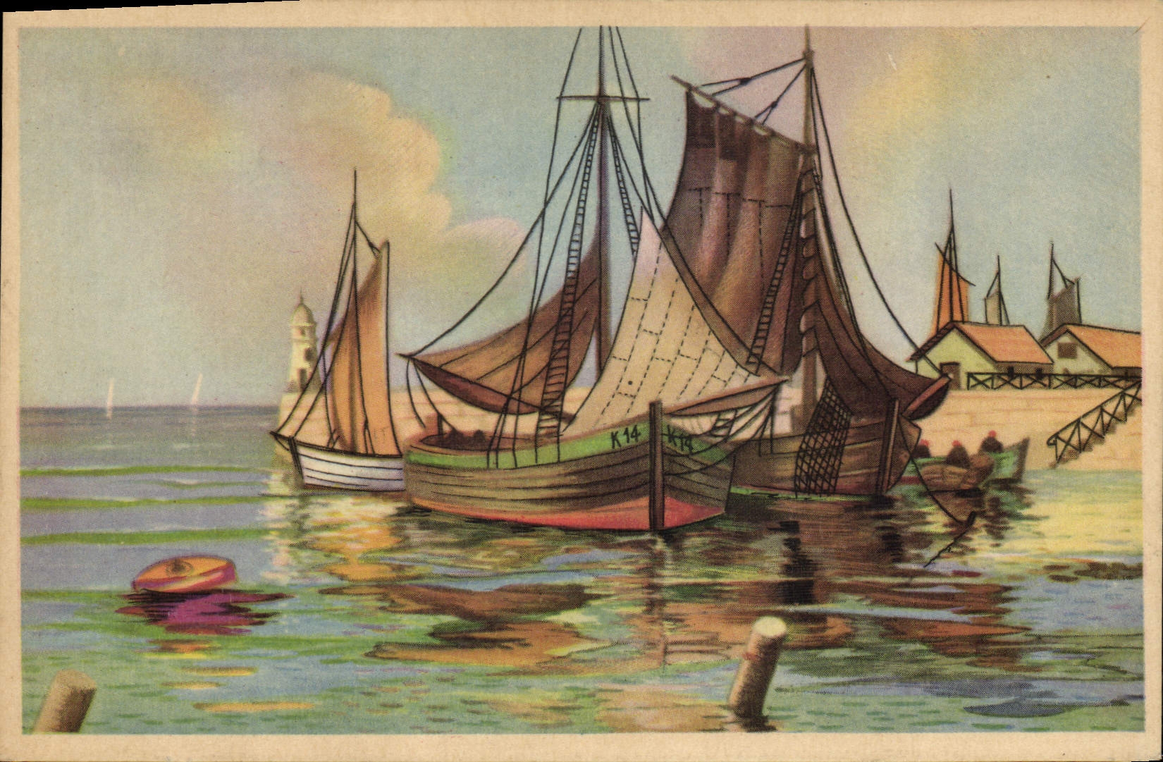 CPA Bateau Voilier 