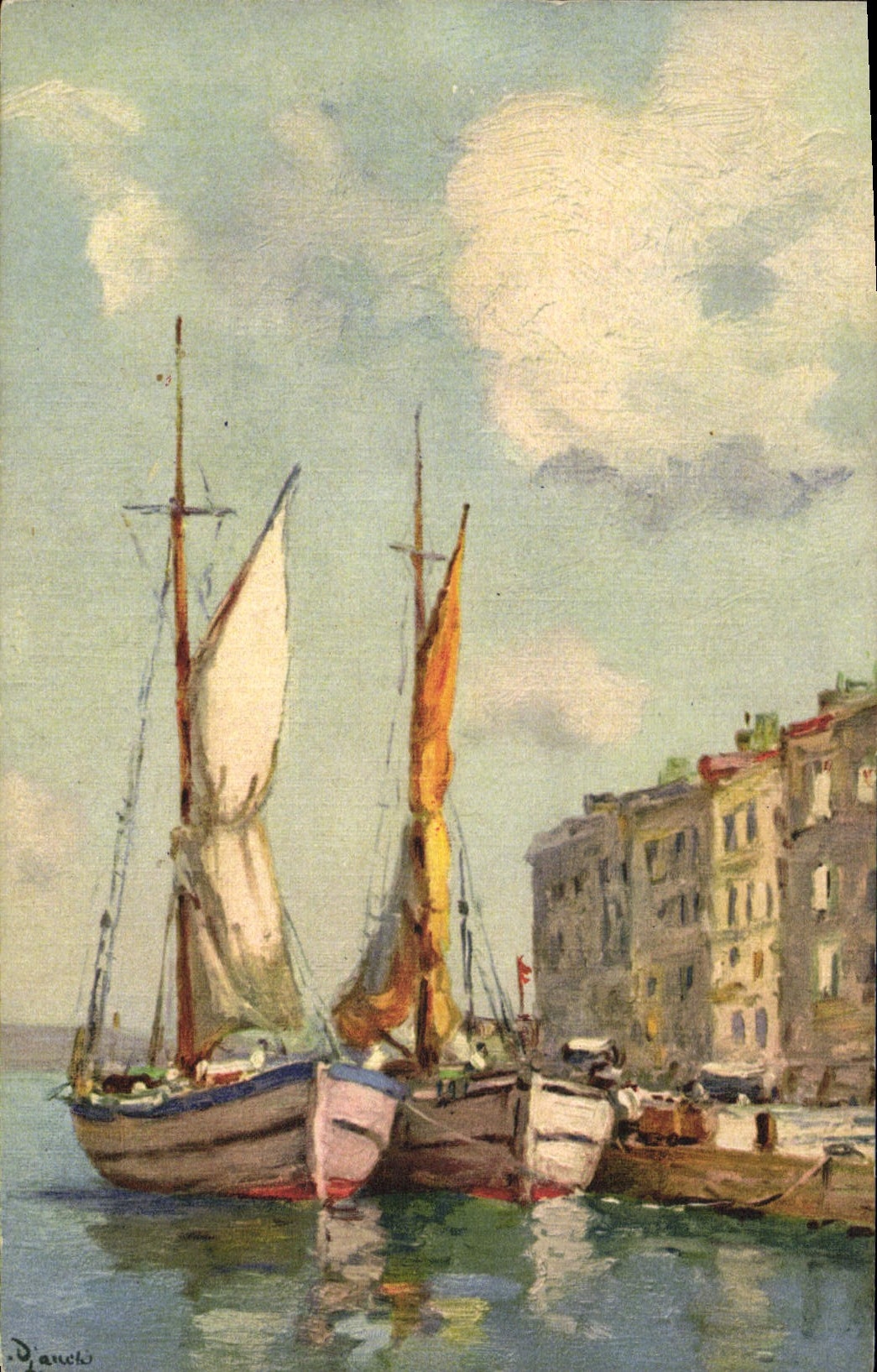 CPA Bateau Voilier 