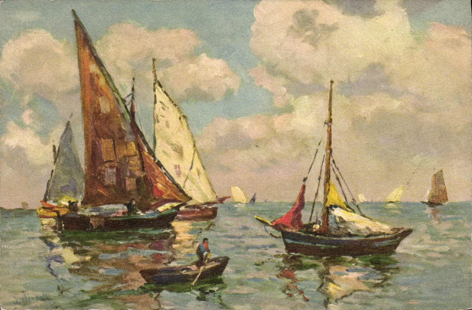 CPA Bateau Voilier 