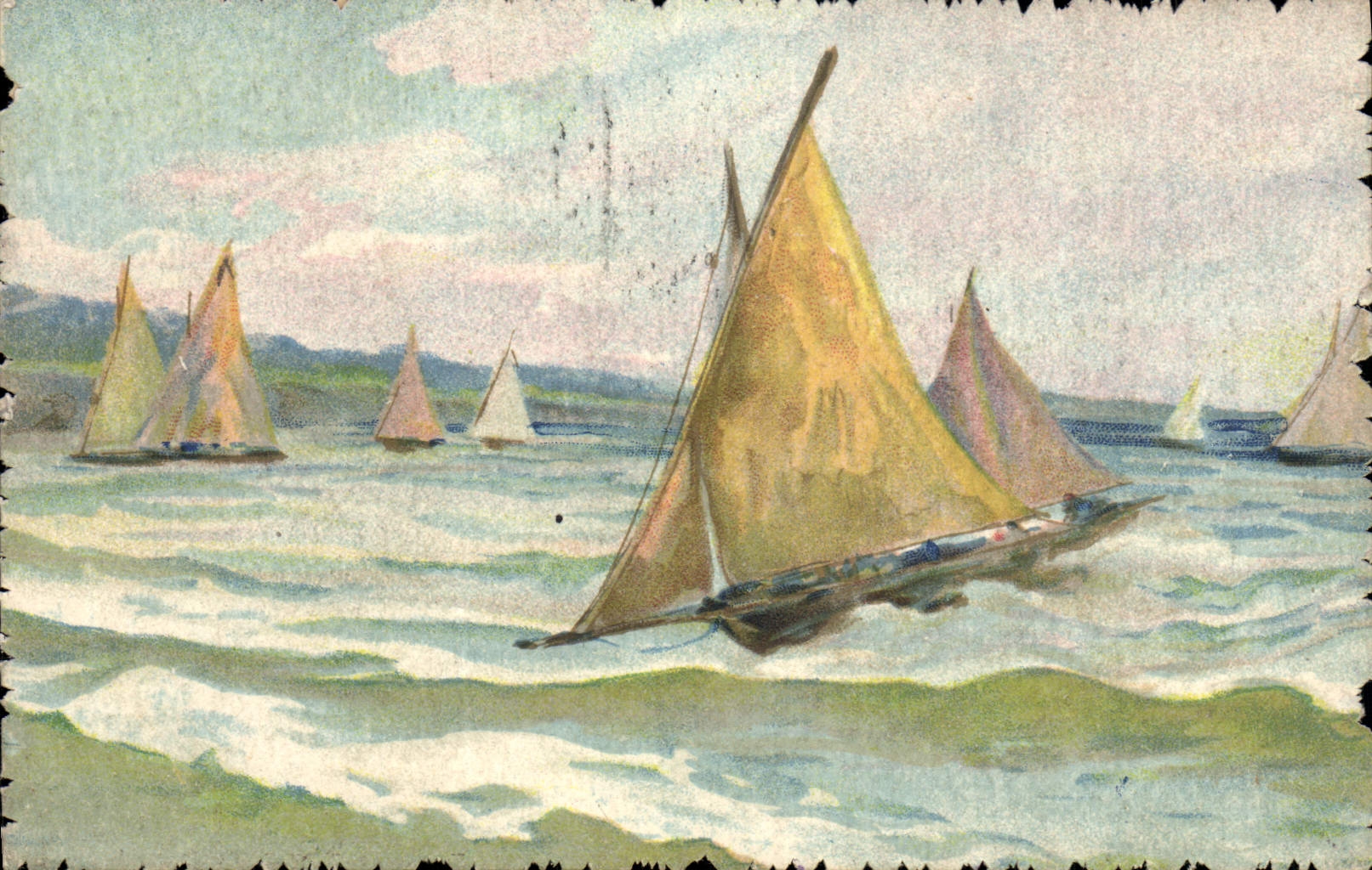 Regates nautiques — Genève — Éditeur T.A.M. n° 1977